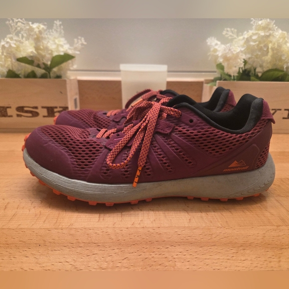 Columbia Montrail F.K.T. Trail Running Shoe Red Quartz Women's Size 10 - Picture 3 of 11